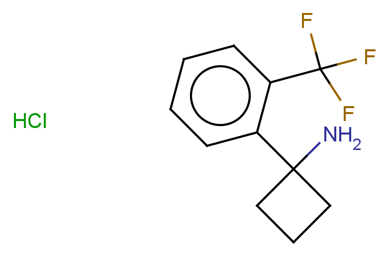 1-[2-(trifluoromethyl)phenyl]cyclobutan-1-amine hydrochloride