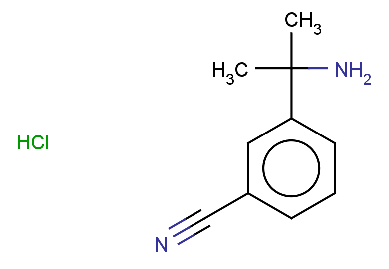 3-(2-aminopropan-2-yl)benzonitrile hydrochloride