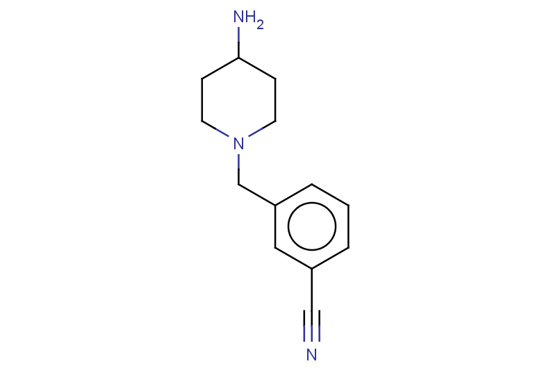 3-[(4-aminopiperidin-1-yl)methyl]benzonitrile