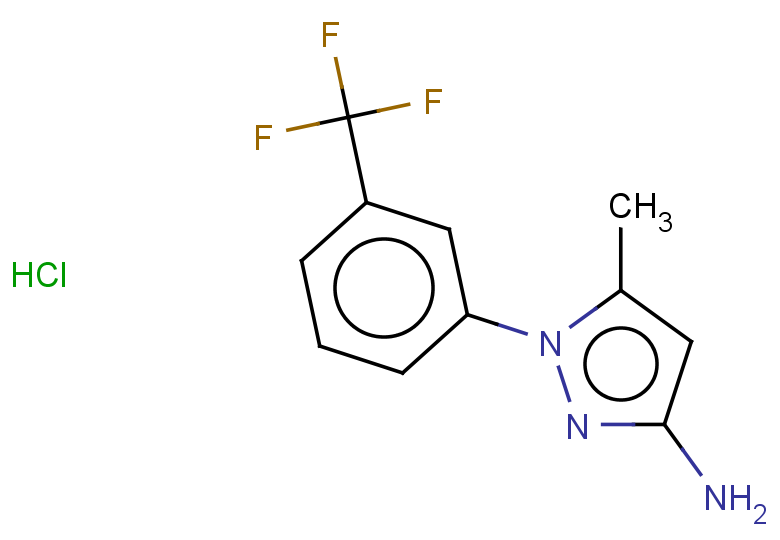 5-methyl-1-[3-(trifluoromethyl)phenyl]-1H-pyrazol-3-amine hydrochloride