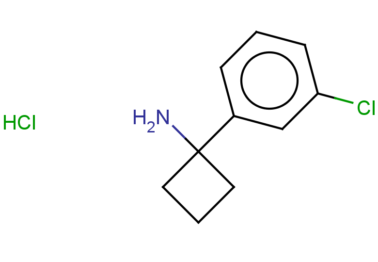 1-(3-chlorophenyl)cyclobutan-1-amine hydrochloride