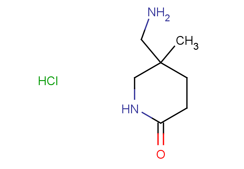 5-(aminomethyl)-5-methylpiperidin-2-one hydrochloride