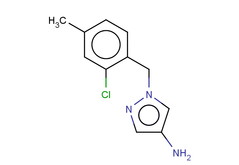 1-[(2-chloro-4-methylphenyl)methyl]-1H-pyrazol-4-amine