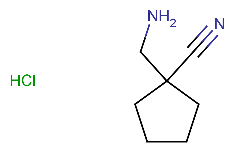 1-(aminomethyl)cyclopentane-1-carbonitrile hydrochloride