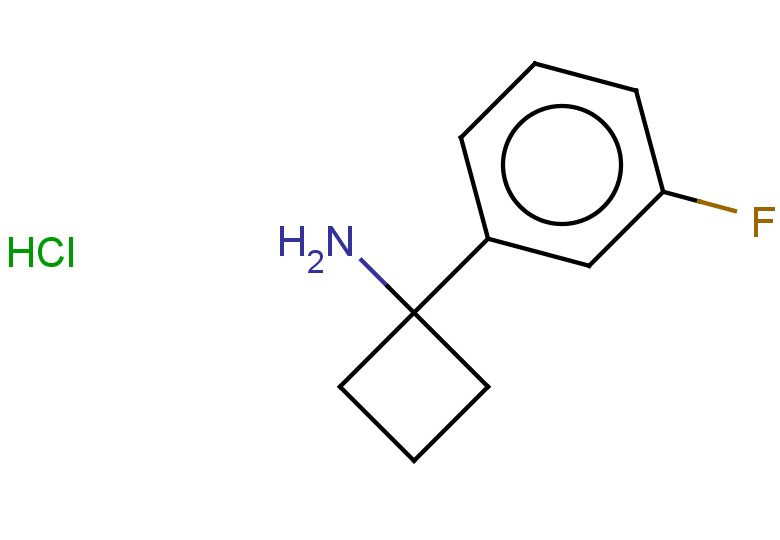 1-(3-fluorophenyl)cyclobutan-1-amine hydrochloride