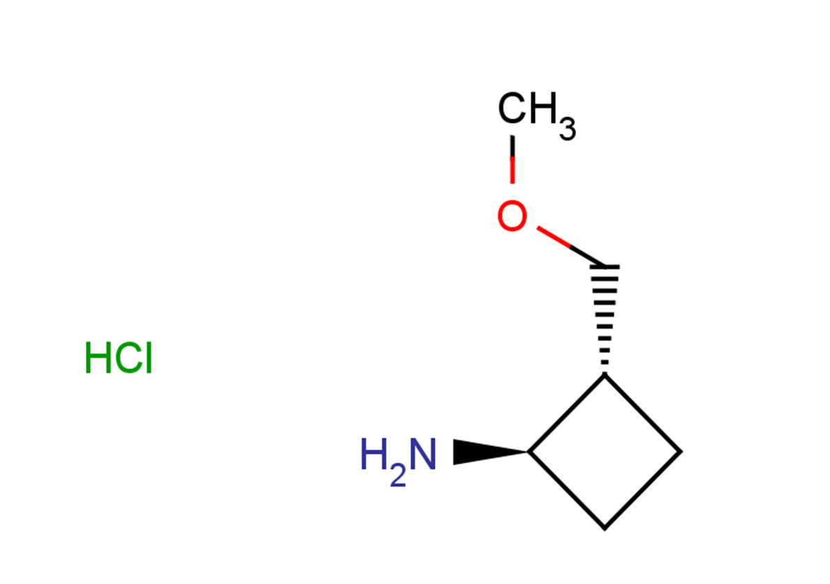 rac-(1R,2R)-2-(methoxymethyl)cyclobutan-1-amine hydrochloride, trans