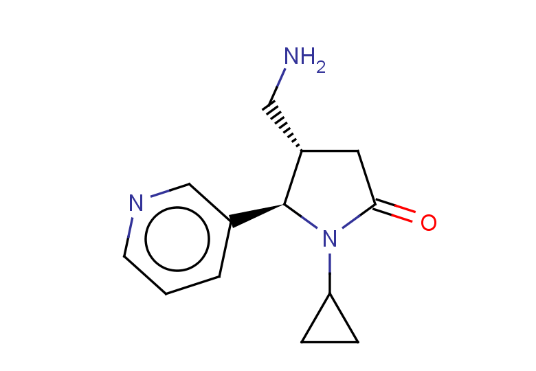 rac-(4R,5S)-4-(aminomethyl)-1-cyclopropyl-5-(pyridin-3-yl)pyrrolidin-2-one