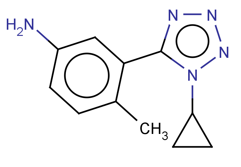 3-(1-cyclopropyl-1H-1,2,3,4-tetrazol-5-yl)-4-methylaniline