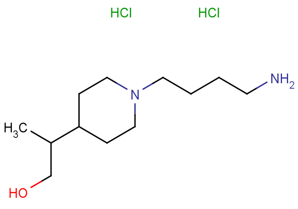 2-[1-(4-aminobutyl)piperidin-4-yl]propan-1-ol dihydrochloride