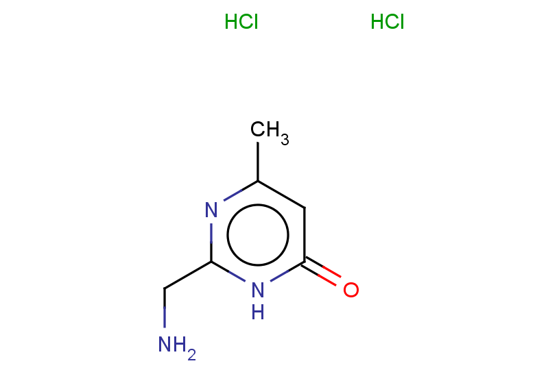 2-(aminomethyl)-6-methyl-3,4-dihydropyrimidin-4-one dihydrochloride