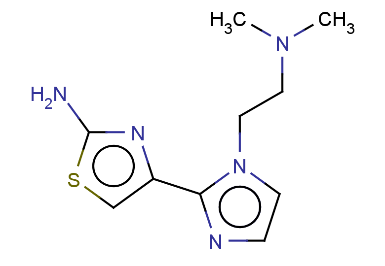 4-{1-[2-(dimethylamino)ethyl]-1H-imidazol-2-yl}-1,3-thiazol-2-amine