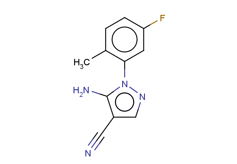 5-amino-1-(5-fluoro-2-methylphenyl)-1H-pyrazole-4-carbonitrile