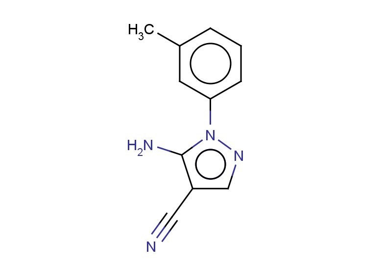 5-amino-1-(3-methylphenyl)-1H-pyrazole-4-carbonitrile