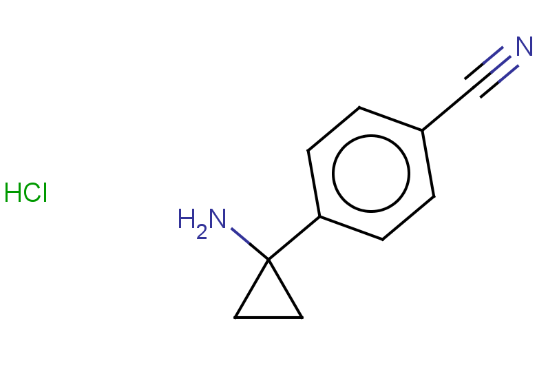 4-(1-aminocyclopropyl)benzonitrile hydrochloride
