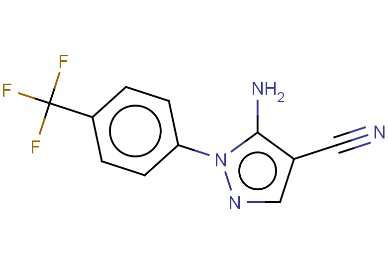 5-amino-1-[4-(trifluoromethyl)phenyl]-1H-pyrazole-4-carbonitrile