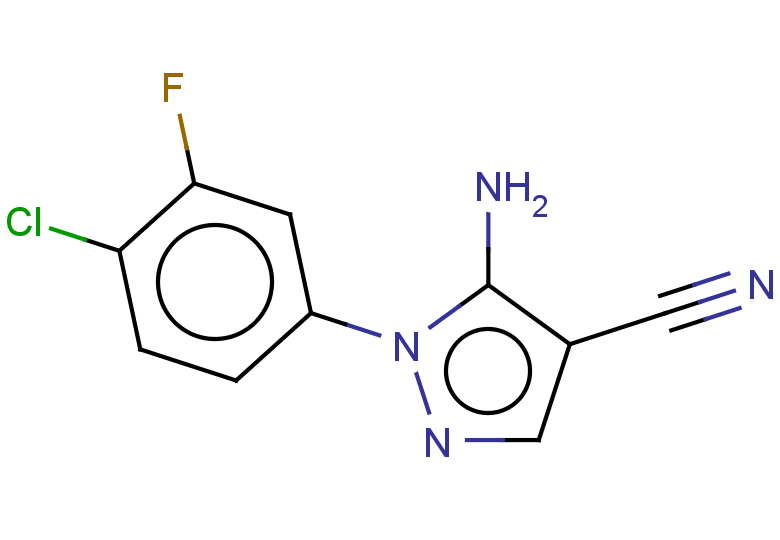 5-amino-1-(4-chloro-3-fluorophenyl)-1H-pyrazole-4-carbonitrile