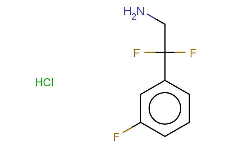 2,2-difluoro-2-(3-fluorophenyl)ethan-1-amine hydrochloride