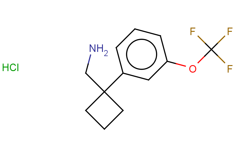 {1-[3-(trifluoromethoxy)phenyl]cyclobutyl}methanamine hydrochloride