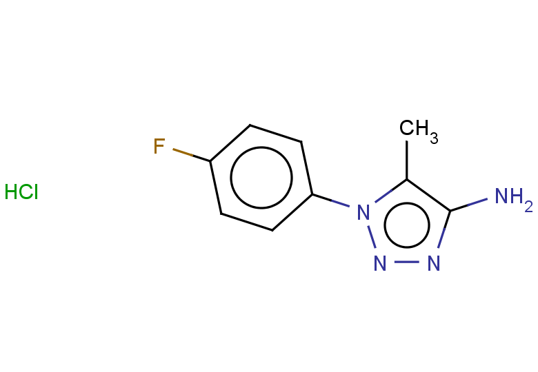 1-(4-fluorophenyl)-5-methyl-1H-1,2,3-triazol-4-amine hydrochloride
