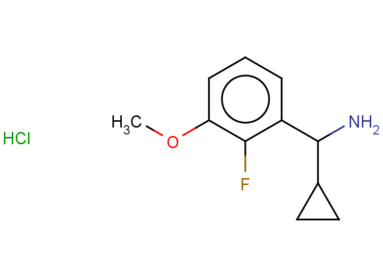 cyclopropyl(2-fluoro-3-methoxyphenyl)methanamine hydrochloride