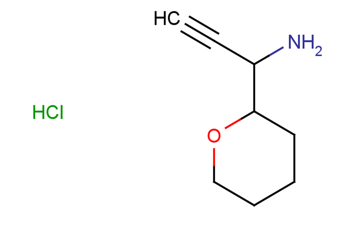1-(oxan-2-yl)prop-2-yn-1-amine hydrochloride