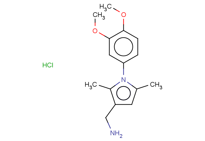 [1-(3,4-dimethoxyphenyl)-2,5-dimethyl-1H-pyrrol-3-yl]methanamine hydrochloride