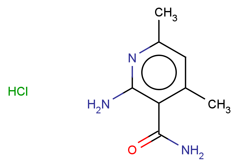 2-amino-4,6-dimethylpyridine-3-carboxamide hydrochloride