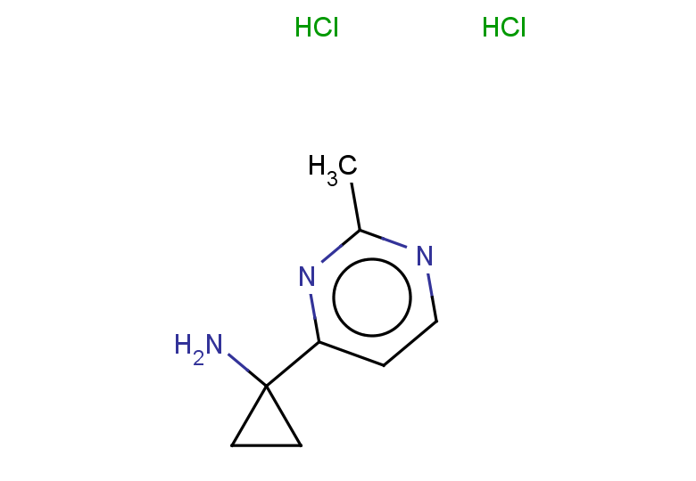 1-(2-methylpyrimidin-4-yl)cyclopropan-1-amine dihydrochloride