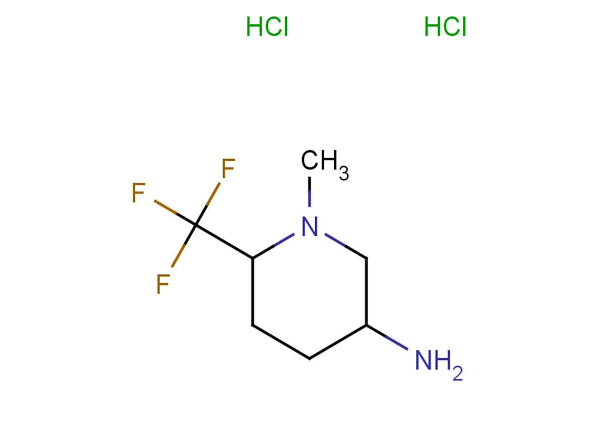 1-methyl-6-(trifluoromethyl)piperidin-3-amine dihydrochloride, Mixture of diastereomers