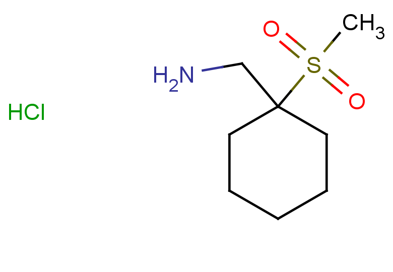 (1-methanesulfonylcyclohexyl)methanamine hydrochloride