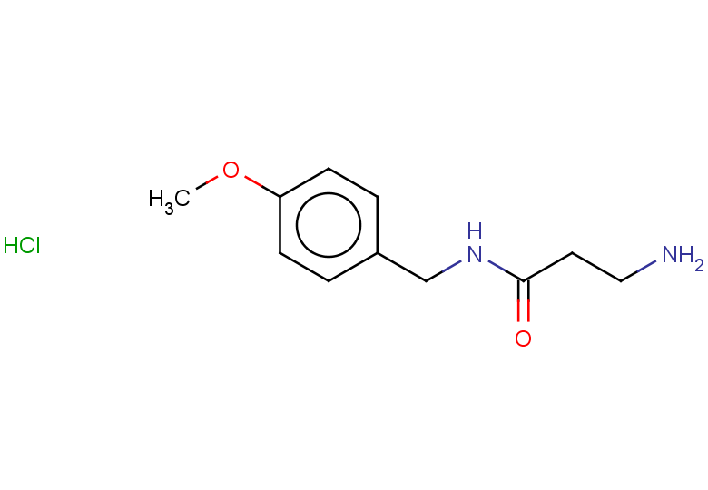 3-amino-N-[(4-methoxyphenyl)methyl]propanamide hydrochloride