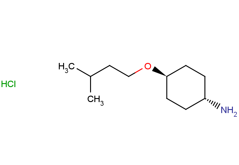 (1r,4r)-4-(3-methylbutoxy)cyclohexan-1-amine hydrochloride, trans