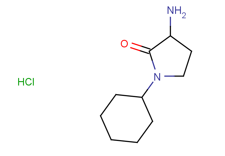3-amino-1-cyclohexylpyrrolidin-2-one hydrochloride