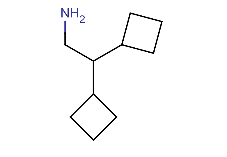 2,2-dicyclobutylethan-1-amine