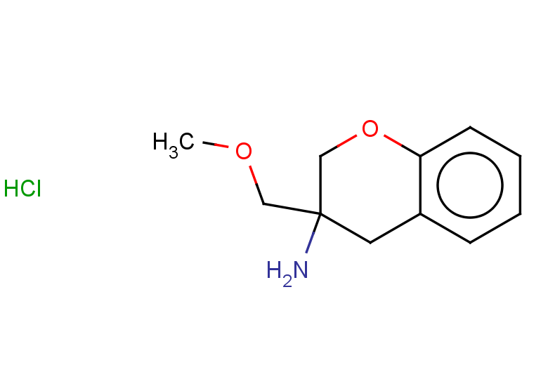 3-(methoxymethyl)-3,4-dihydro-2H-1-benzopyran-3-amine hydrochloride