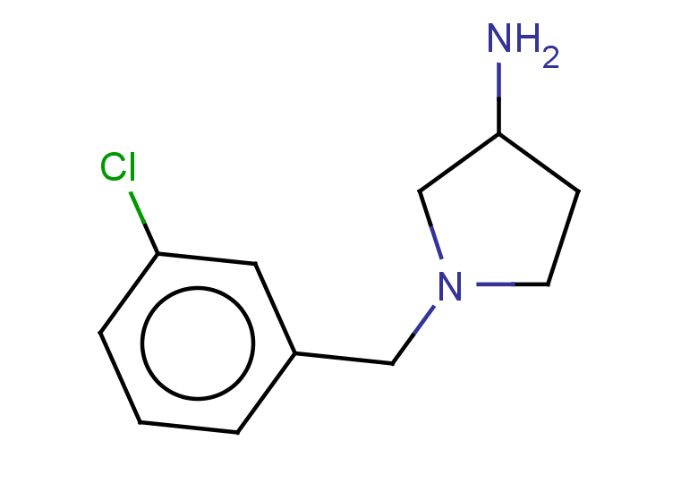 1-[(3-chlorophenyl)methyl]pyrrolidin-3-amine