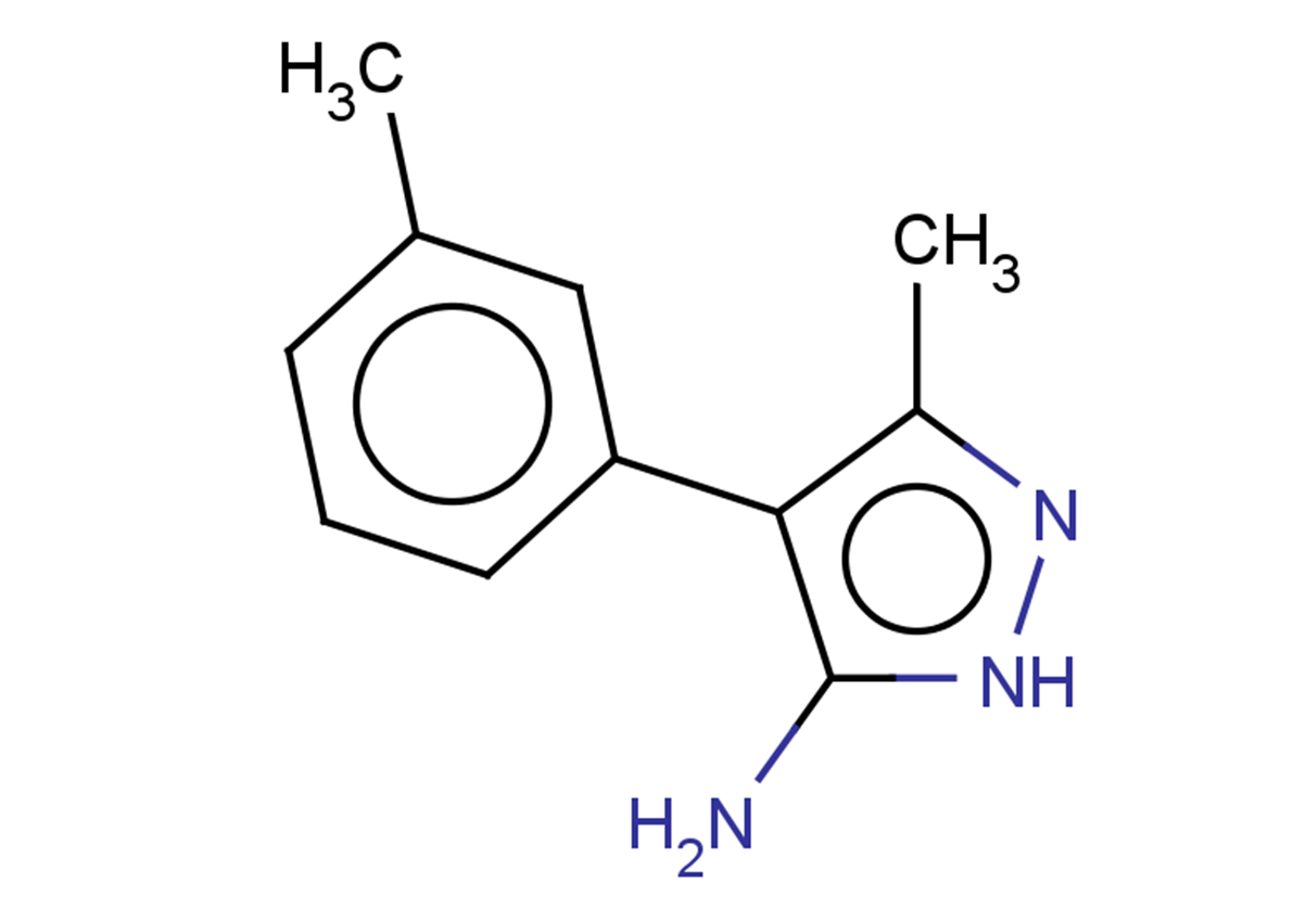 3-methyl-4-(3-methylphenyl)-1H-pyrazol-5-amine