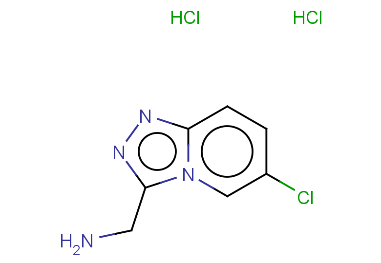 {6-chloro-[1,2,4]triazolo[4,3-a]pyridin-3-yl}methanamine dihydrochloride