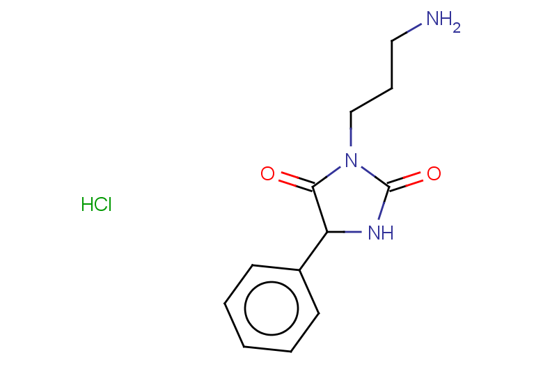 3-(3-aminopropyl)-5-phenylimidazolidine-2,4-dione hydrochloride