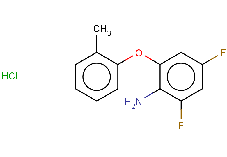 2,4-difluoro-6-(2-methylphenoxy)aniline hydrochloride