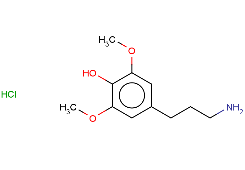 4-(3-aminopropyl)-2,6-dimethoxyphenol hydrochloride