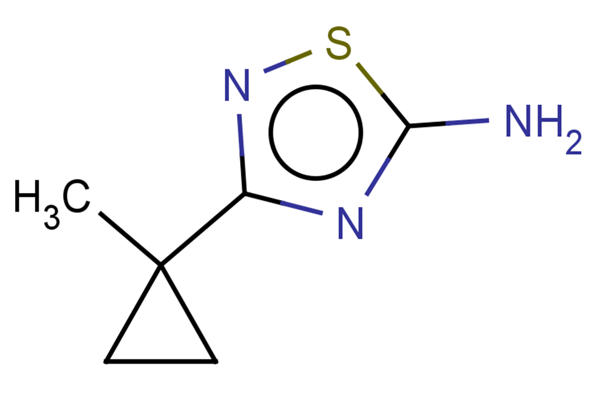 3-(1-methylcyclopropyl)-1,2,4-thiadiazol-5-amine