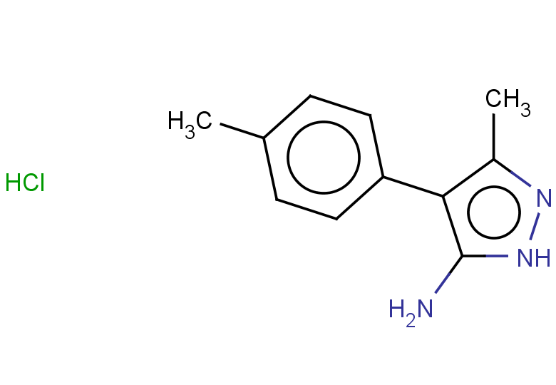 3-methyl-4-(4-methylphenyl)-1H-pyrazol-5-amine hydrochloride