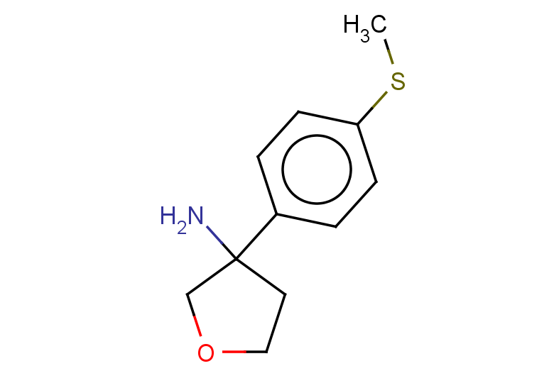 3-[4-(methylsulfanyl)phenyl]oxolan-3-amine