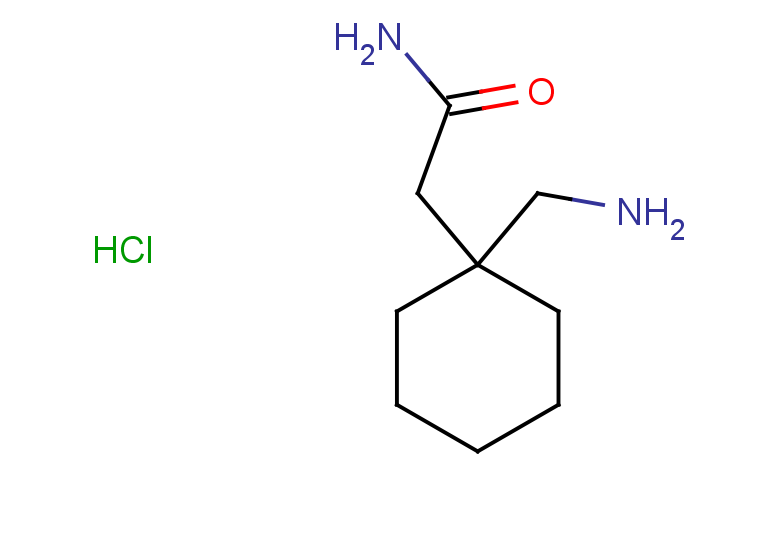 2-[1-(aminomethyl)cyclohexyl]acetamide hydrochloride
