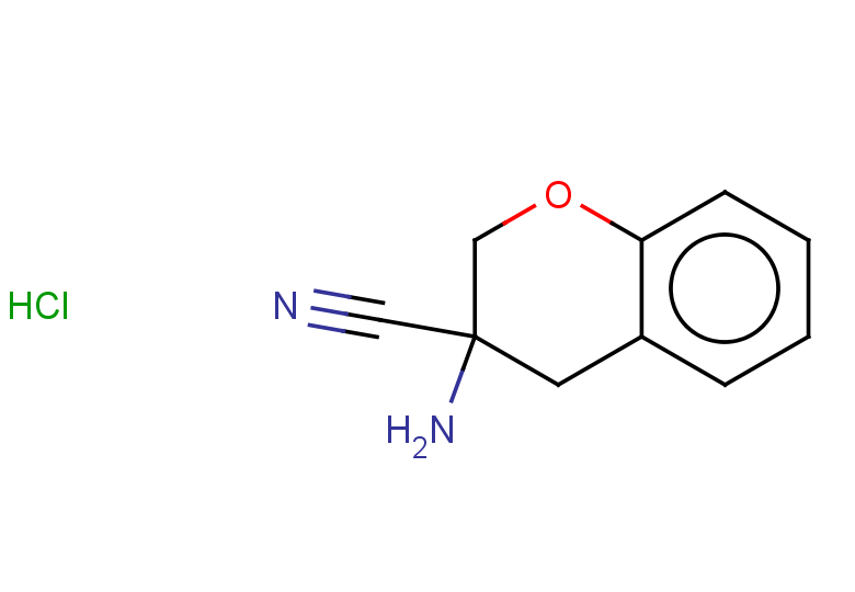 3-amino-3,4-dihydro-2H-1-benzopyran-3-carbonitrile hydrochloride
