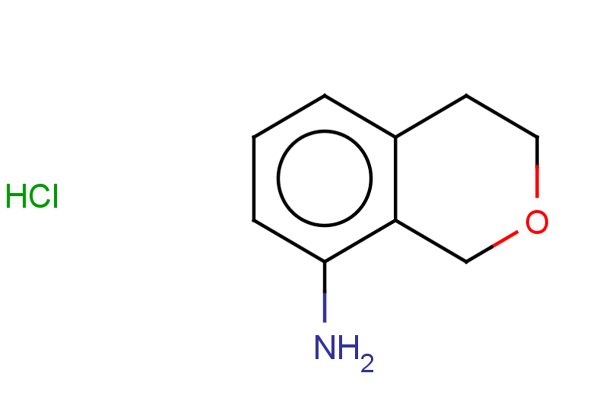 3,4-dihydro-1H-2-benzopyran-8-amine hydrochloride