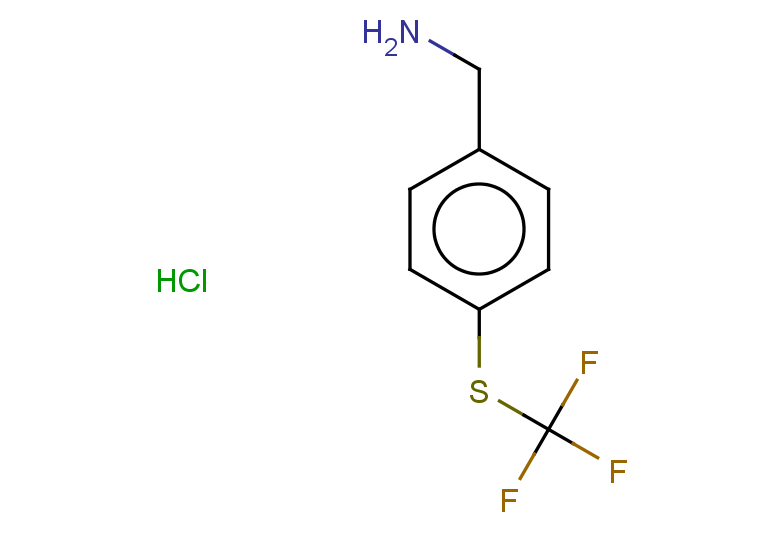 {4-[(trifluoromethyl)sulfanyl]phenyl}methanamine hydrochloride