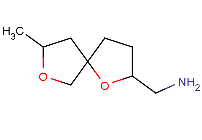 {8-methyl-1,7-dioxaspiro[4.4]nonan-2-yl}methanamine