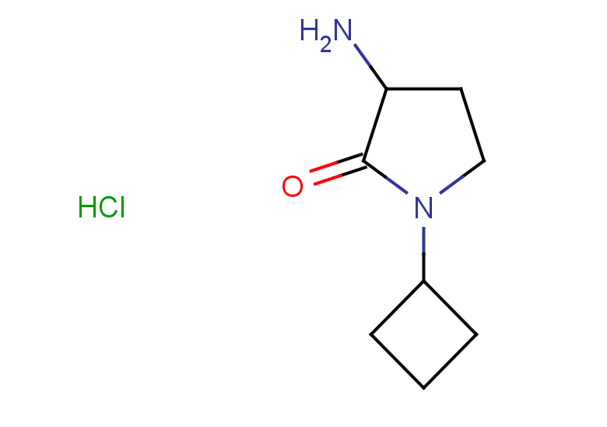 3-amino-1-cyclobutylpyrrolidin-2-one hydrochloride
